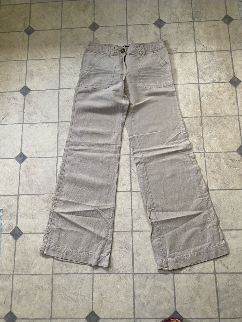 Women’s The Limited Wide-Leg Chinos in Light Tan